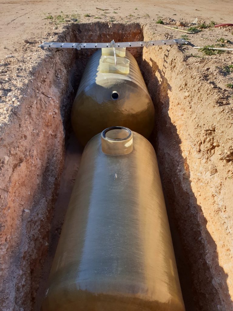 instalación de tanque séptico